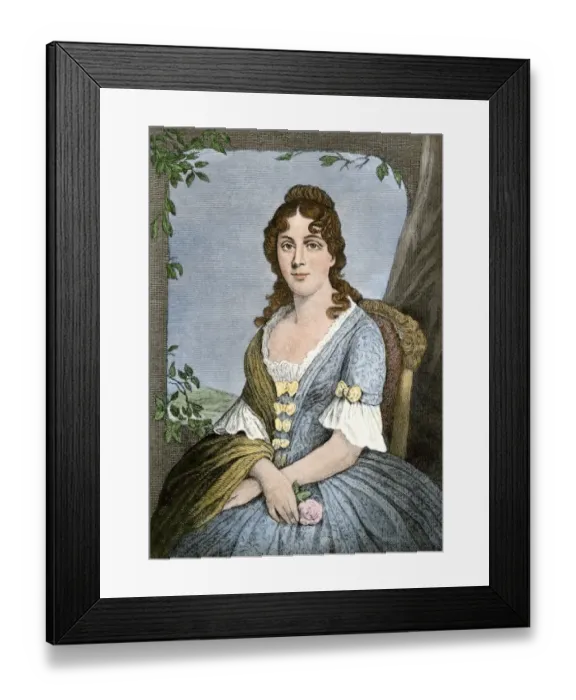 Framed Print : Martha Jefferson Randolph