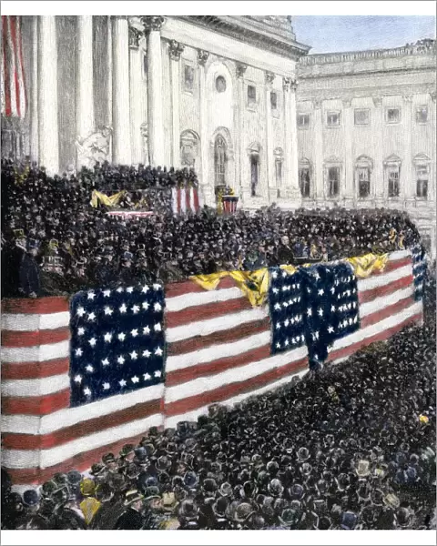 Grover Clevelands first inauguration as President