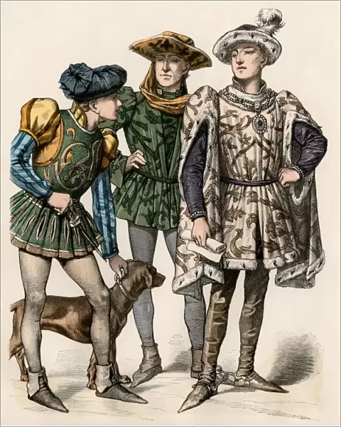 Charles the Bold and attendants