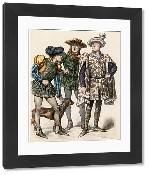 Charles the Bold and attendants