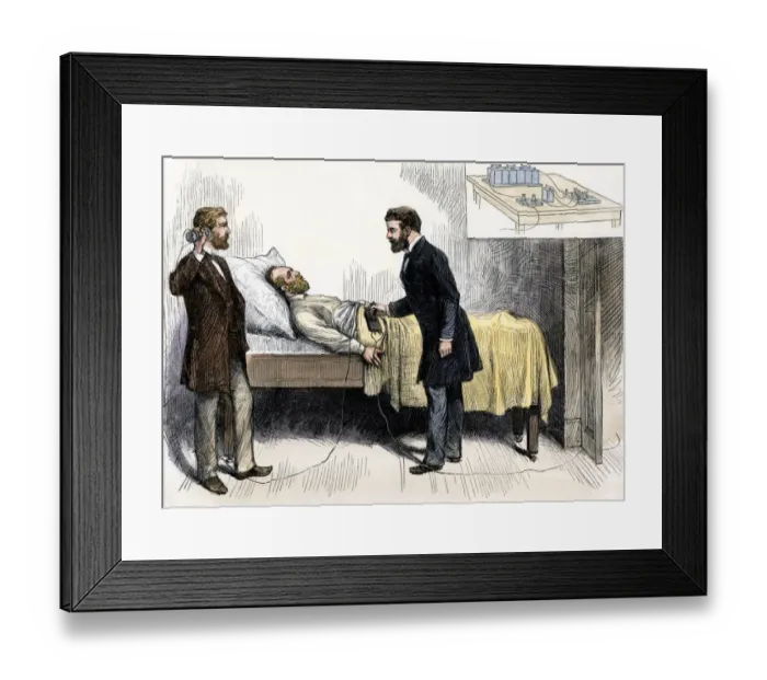 Framed Print : Alexander Graham Bell Framed Print : Alexander Graham Bell