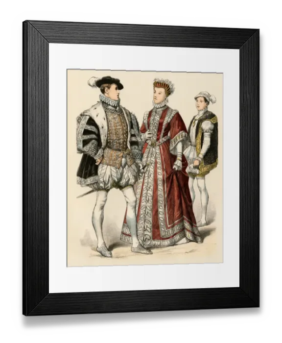 Framed Print : Francis II and Elizabeth of Valois Framed Print : Francis II and Elizabeth of Valois