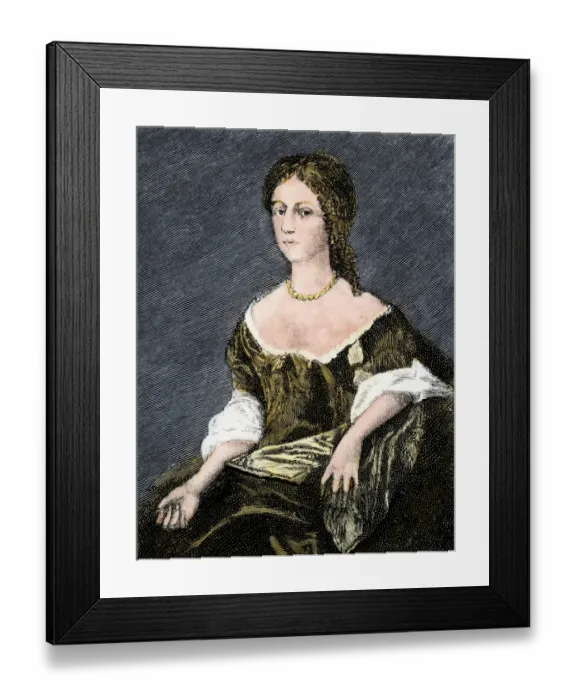 Framed Print : Mary Ball Washington, mother of George Washington Framed Print : Mary Ball Washington, mother of George Washington