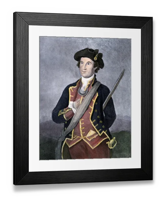 Framed Print : George Washington in 1772 Framed Print : George Washington in 1772