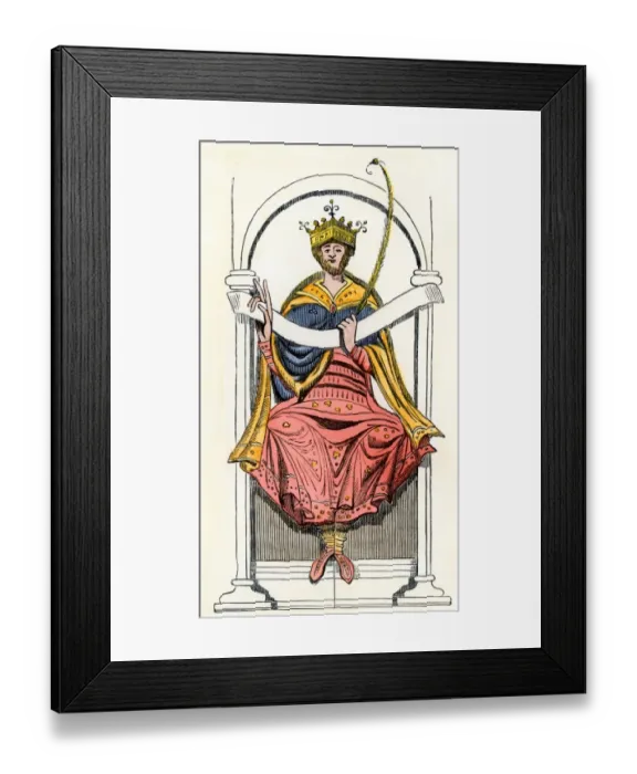 Framed Print : Anglo-Saxon King Edgar, the Aetheling Framed Print : Anglo-Saxon King Edgar, the Aetheling