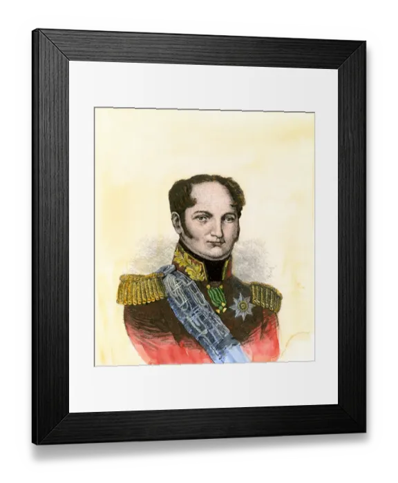 Framed Print : Alexander I, Emperor of Russia