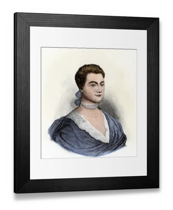 Framed Print : Abigail Adams at age 22
