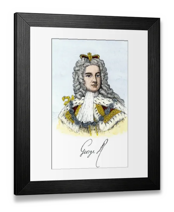 Framed Print : George II, King of England
