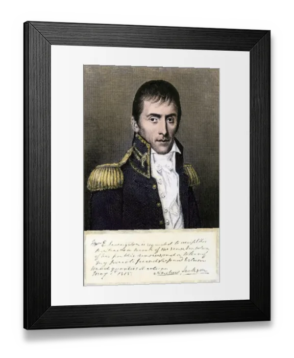 Framed Print : General Andrew Jackson in New Orleans Framed Print : General Andrew Jackson in New Orleans