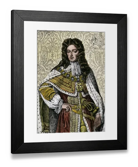 Framed Print : William III, or William of Orange Framed Print : William III, or William of Orange