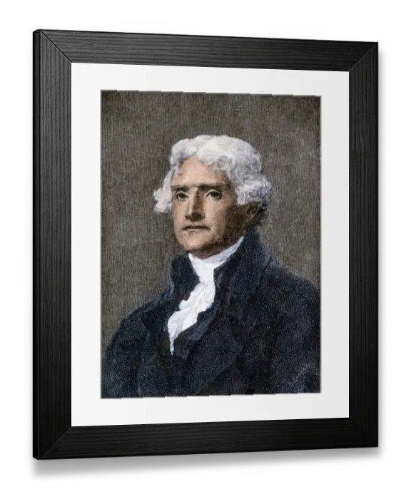 Framed Print : Thomas Jefferson Framed Print : Thomas Jefferson