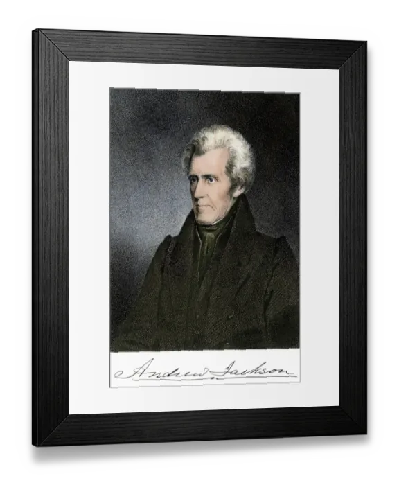 Framed Print : President Andrew Jackson, drawn from life Framed Print : President Andrew Jackson, drawn from life