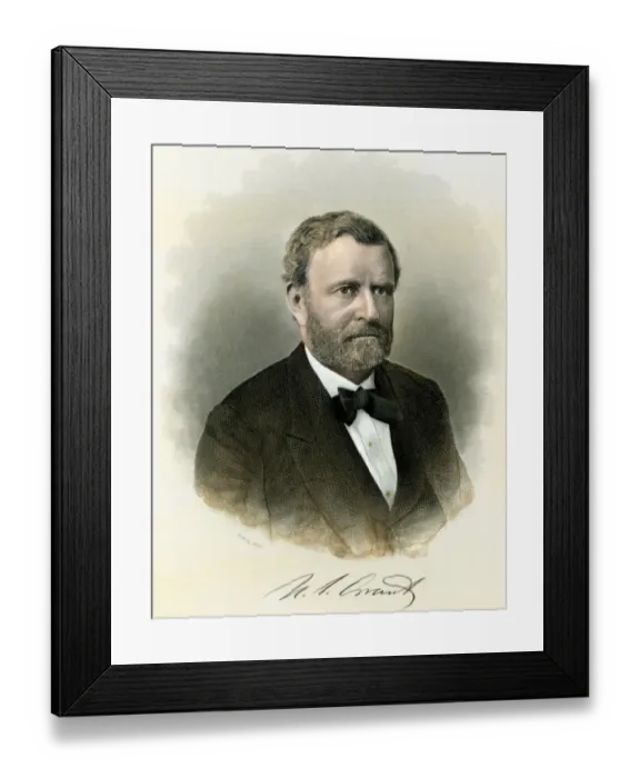 Framed Print : President Ulysses S. Grant Framed Print : President Ulysses S. Grant