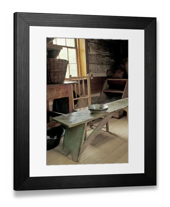 Framed Print : Norwegian immigrant homestead, Old World Wisconsin