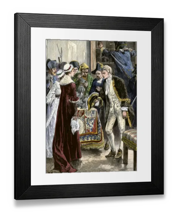 Framed Print : John Paul Jones and the Rangers crew raiding the Earl of Selkirks castle Framed Print : John Paul Jones and the Rangers crew raiding the Earl of Selkirks castle