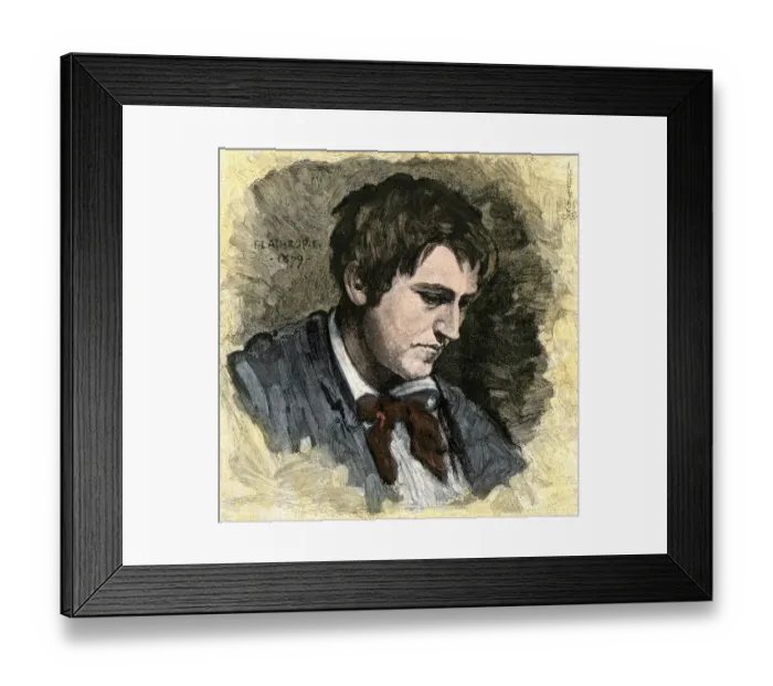 Framed Print : Thomas Alva Edison in 1879 Framed Print : Thomas Alva Edison in 1879