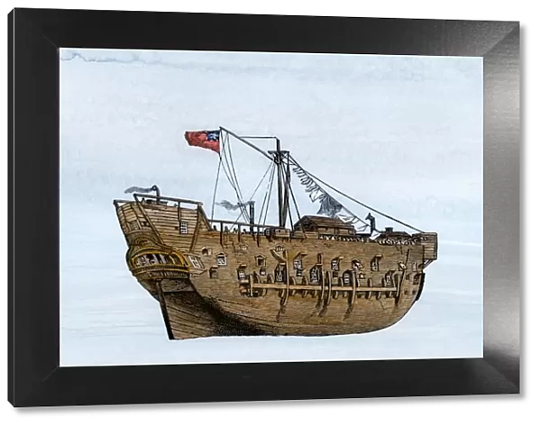 Ship of explorer James Cook, 1700s