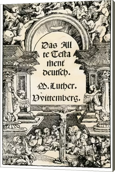 Martin Luthers German translation of the Bible
