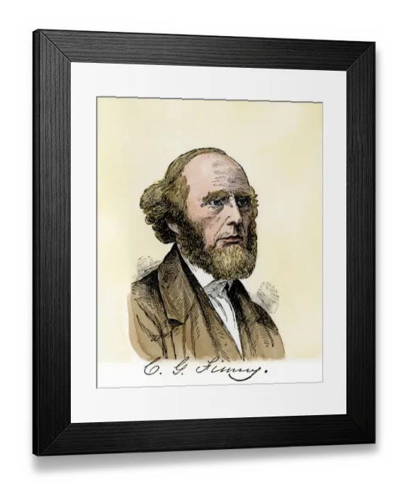 Framed Print : Charles Grandison Finney Framed Print : Charles Grandison Finney