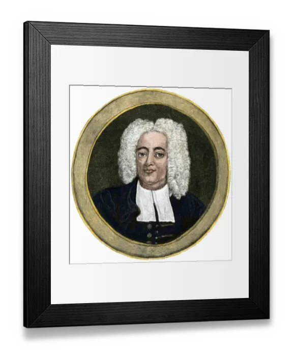 Framed Print : Reverend Cotton Mather of Massachusetts Bay Colony Framed Print : Reverend Cotton Mather of Massachusetts Bay Colony