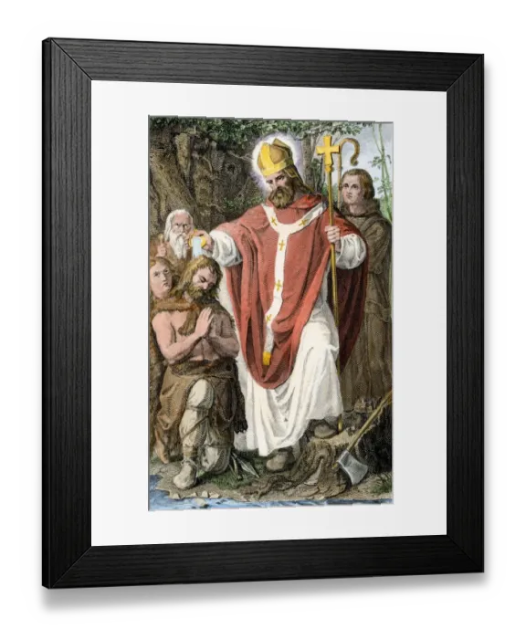 Framed Print : Saint Boniface Framed Print : Saint Boniface