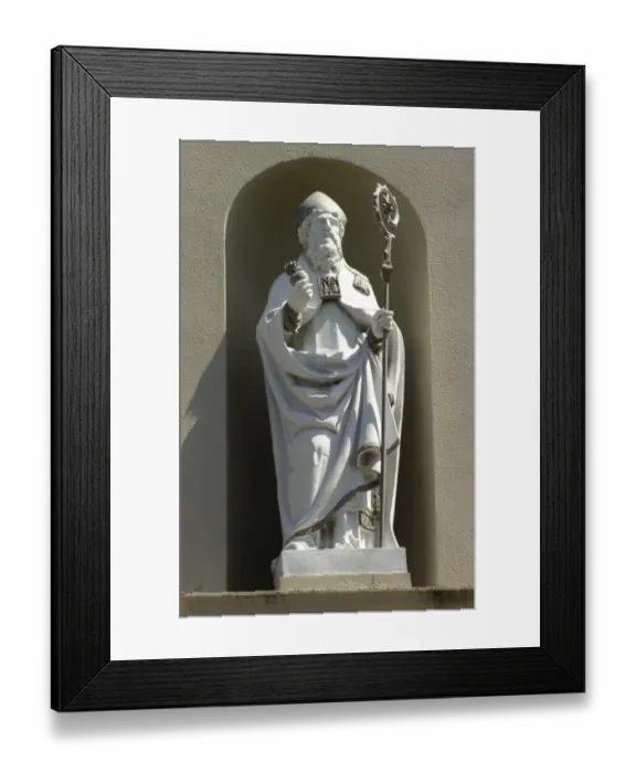 Framed Print : Saint Augustine statue in St. Augustine, Florida Framed Print : Saint Augustine statue in St. Augustine, Florida