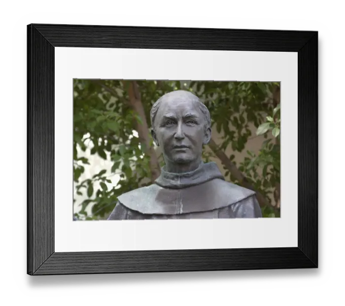 Framed Print : Statue of Father Junipero Serra Framed Print : Statue of Father Junipero Serra