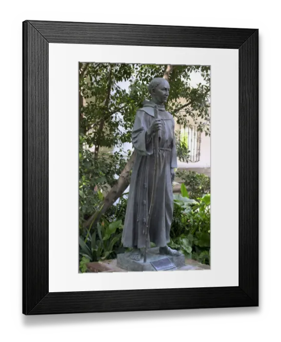 Framed Print : Statue of Father Junipero Serra Framed Print : Statue of Father Junipero Serra