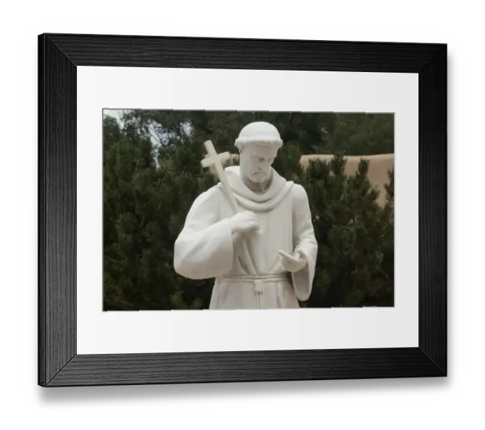 Framed Print : Saint Francis of Assisi statue Framed Print : Saint Francis of Assisi statue