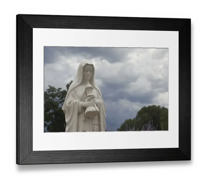 Framed Print : Saint Clare statue Framed Print : Saint Clare statue