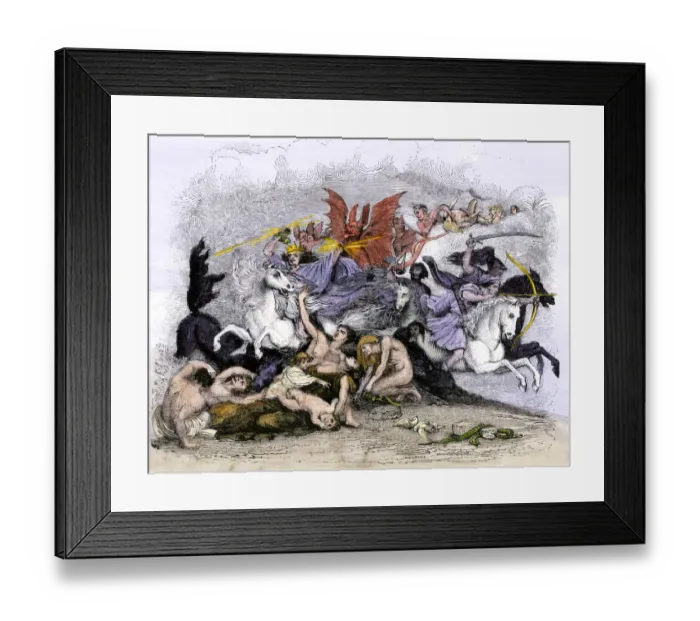 Framed Print : Death on a pale horse Framed Print : Death on a pale horse