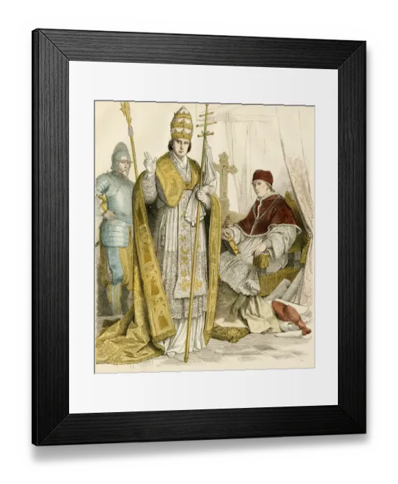 Framed Print : Roman Catholic Pope, 1500s - 1600s Framed Print : Roman Catholic Pope, 1500s - 1600s