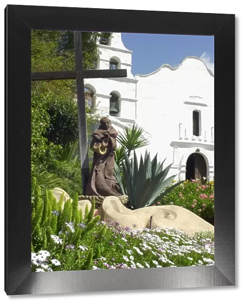 Junipero Serra statue at San Diego Mission