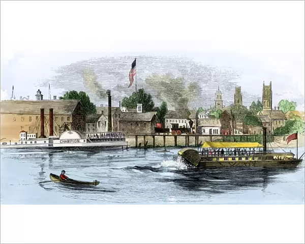Hartford on the Connecticut River, 1850s