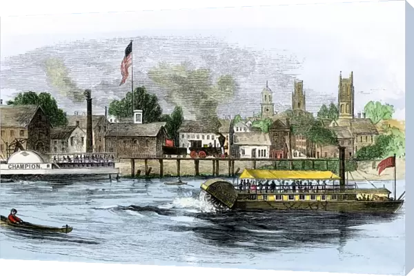 Hartford on the Connecticut River, 1850s