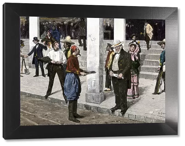 Peddlers in San Francisco, 1850s