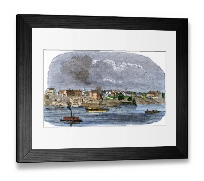 Framed Print : Little Rock, Arkansas, 1870s Framed Print : Little Rock, Arkansas, 1870s