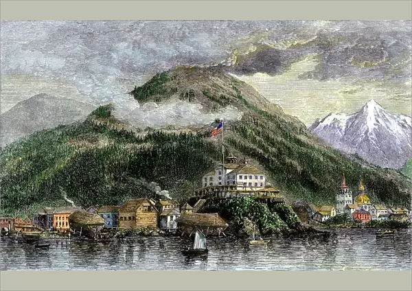 New Archangel, Russian town in Alaska, now called Sitka