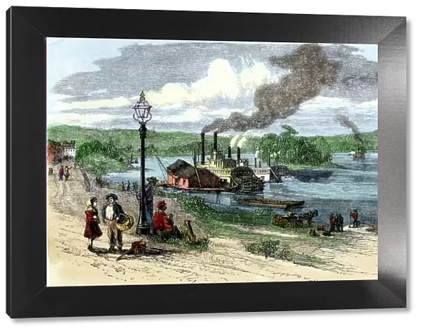 Marietta on the Ohio River, 1870s