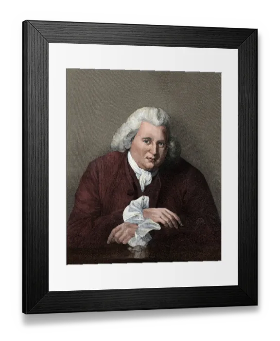 Framed Print : Erasmus Darwin Framed Print : Erasmus Darwin