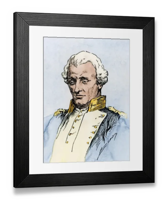 Framed Print : Jean-Charles de Borda, French nautical astronomer and mathematician Framed Print : Jean-Charles de Borda, French nautical astronomer and mathematician