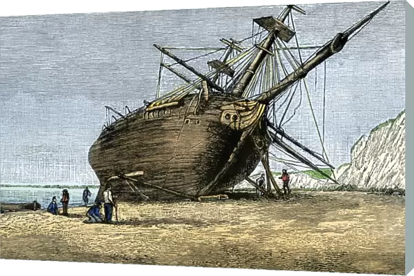 Darwins ship, the Beagle