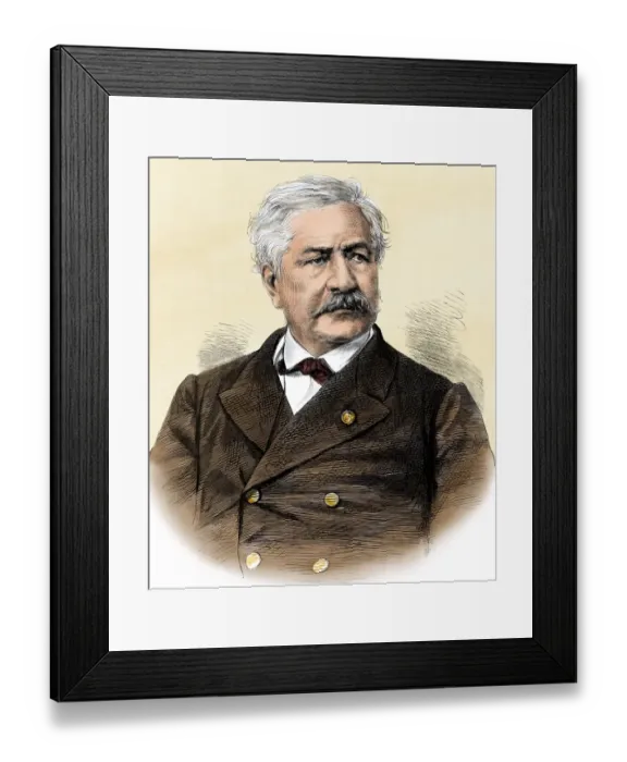 Framed Print : Ferdinand de Lesseps Framed Print : Ferdinand de Lesseps