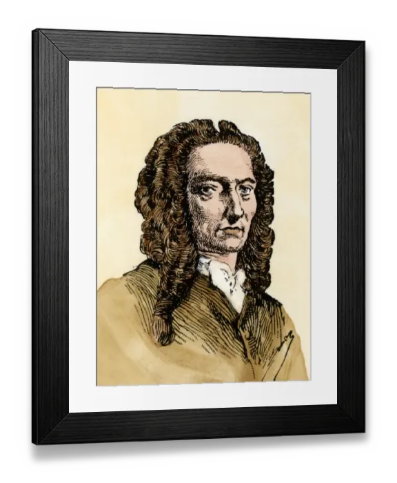 Framed Print : Abraham de Moivre