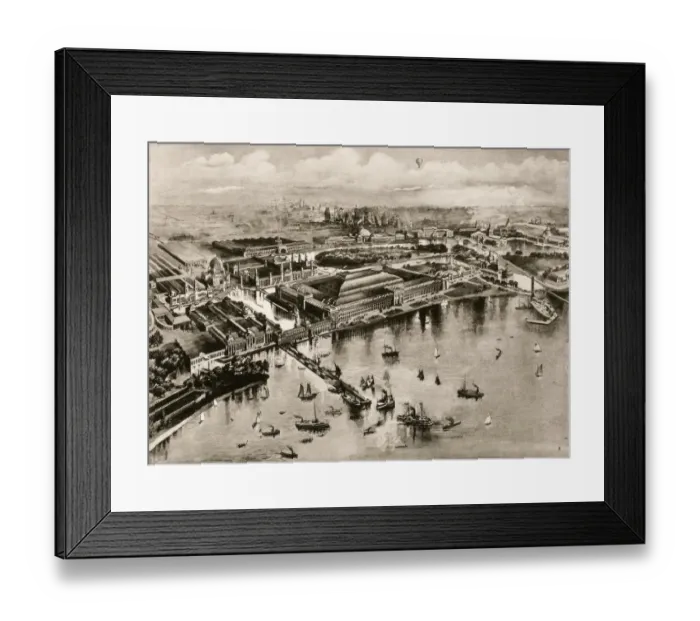 Framed Print : Chicagos Columbian Exposition, 1893 Framed Print : Chicagos Columbian Exposition, 1893
