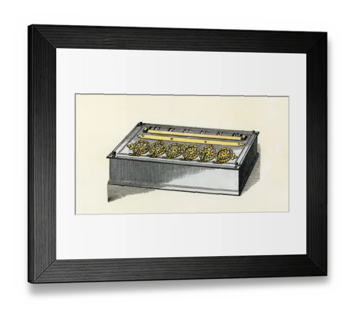 Framed Print : Calculator of Blaise Pascal Framed Print : Calculator of Blaise Pascal