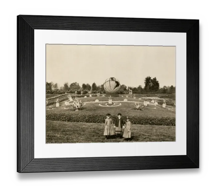 Framed Print : Girls visiting the Chicago Columbian Exposition, 1893