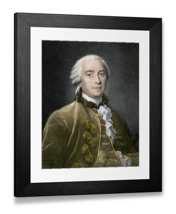 Framed Print : Georges-Louis Leclerc de Buffon Framed Print : Georges-Louis Leclerc de Buffon