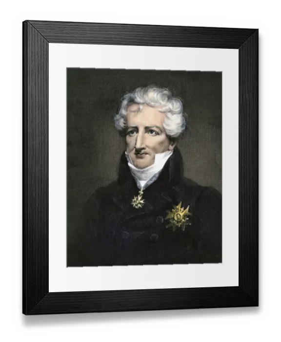 Framed Print : French naturalist Georges Cuvier Framed Print : French naturalist Georges Cuvier