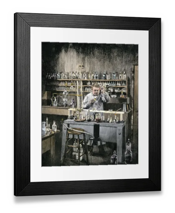 Framed Print : Thomas Edison, the wizard of Manlo Park Framed Print : Thomas Edison, the wizard of Manlo Park